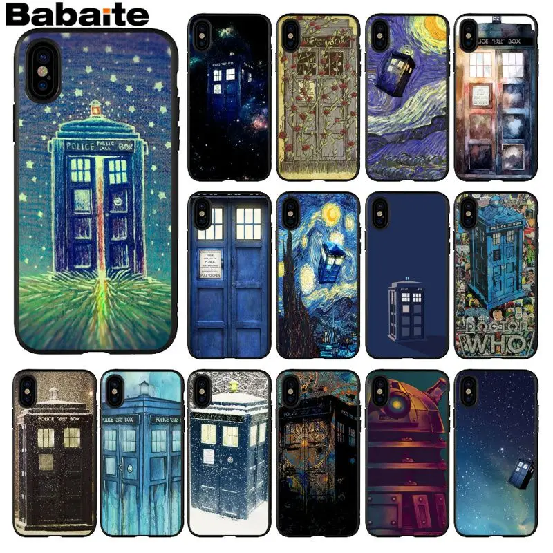 Babaite Tardis Doctor Dr Who Police Box Новинка чехол для телефона Fundas чехол для Apple iPhone 8 7 6 6S Plus X XS MAX 5 5S SE XR чехол s
