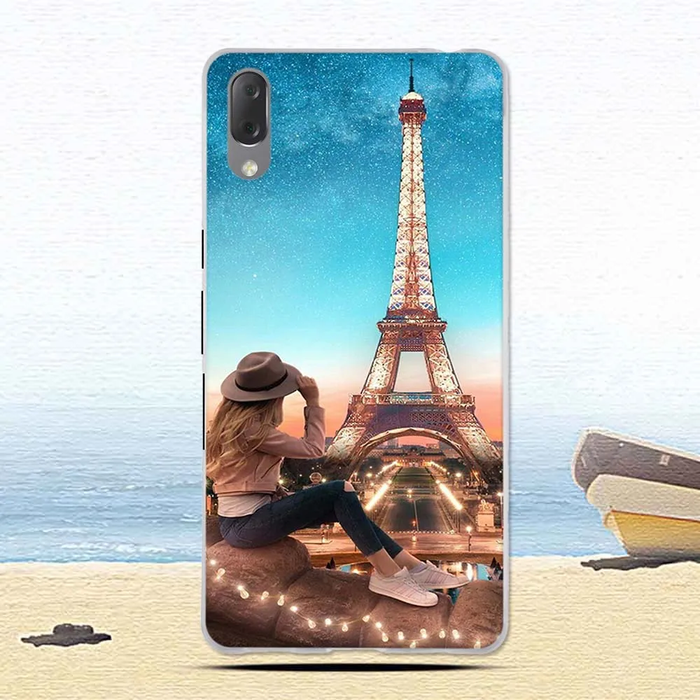 Цветной Модный чехол для sony Xperia L3 L 3, мягкий силиконовый чехол из ТПУ с рисунком, защитный чехол s, чехлы для телефонов