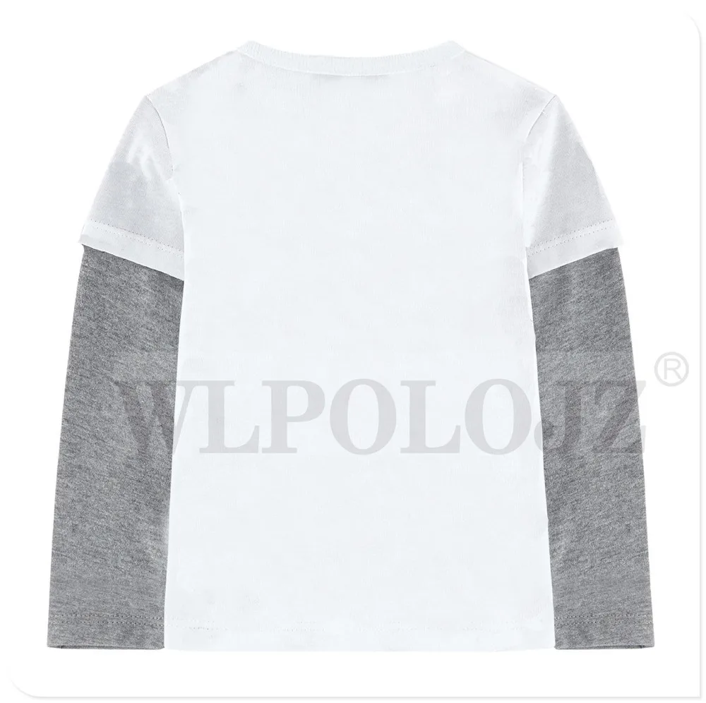 Модная детская одежда nice с принтом собаки мечты на весну и осень топы для