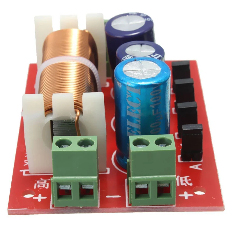 Новый Регулируемый тройной/бас-преобразователь частоты 1 шт. 2-полосный динамик