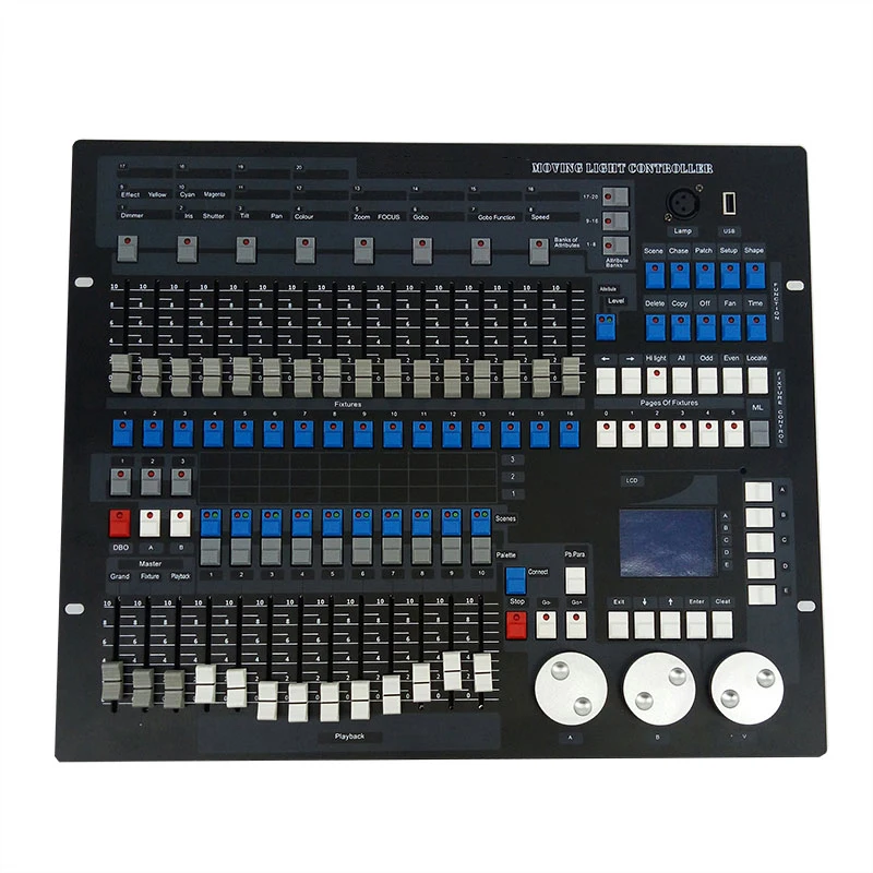DMX Conlose 1024 Международный стандарт DMX 384 контроллер для сценического освещения 512 DMX консоль DJ контроллер оборудование - Цвет: DMX Conlose 1024