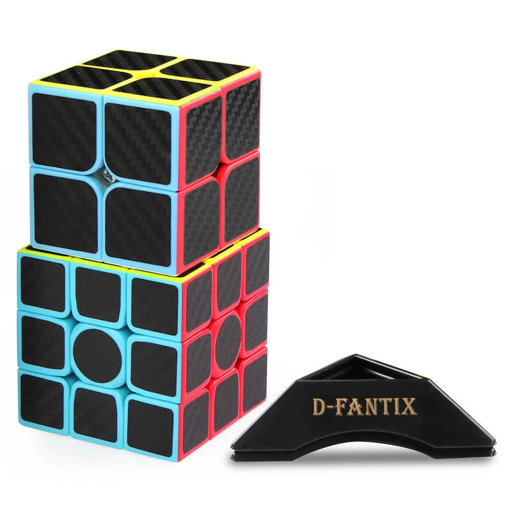 Набор скоростных кубиков D FantiX из углеродного волокна 2x2 3x3 волшебная фотография