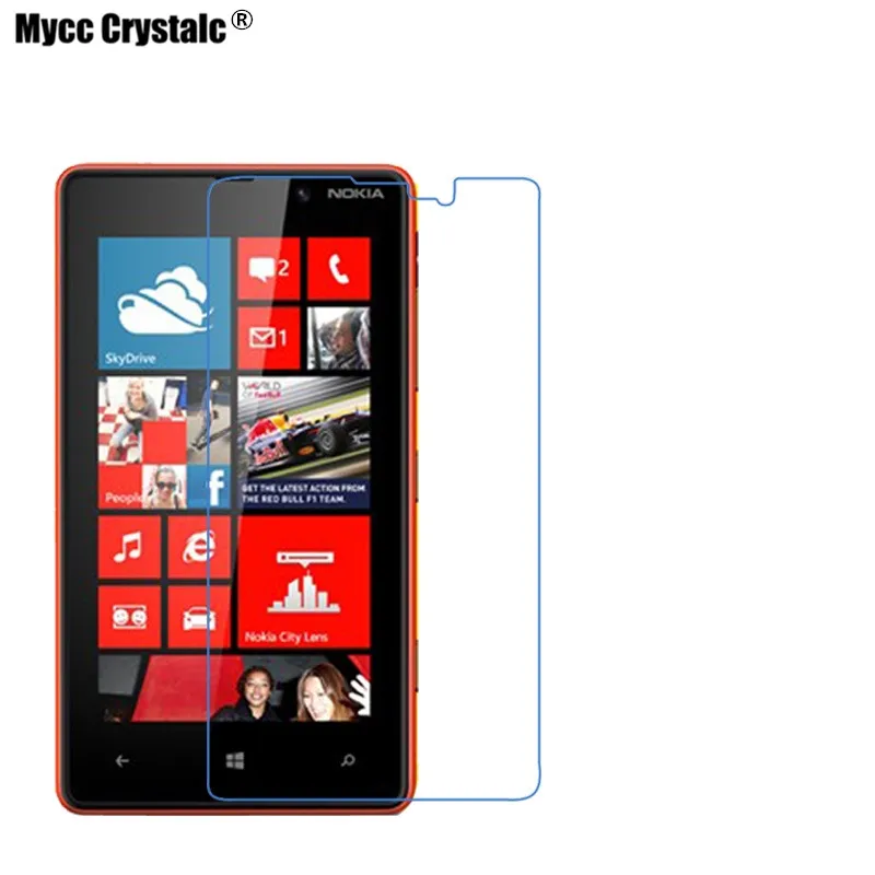 Взрывоустойчивое нано мягкое стекло для Nokia Lumia 825 Защитная пленка