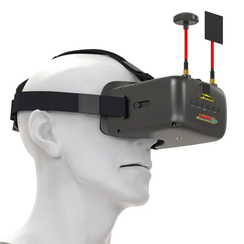 Горячее предложение Eachine Очки виртуальной реальности VR D2 Pro 5 дюймов 800*480 40CH Raceband 5,8G разнообразие FPV очки с объектив цифровой видеозаписи регулируемый