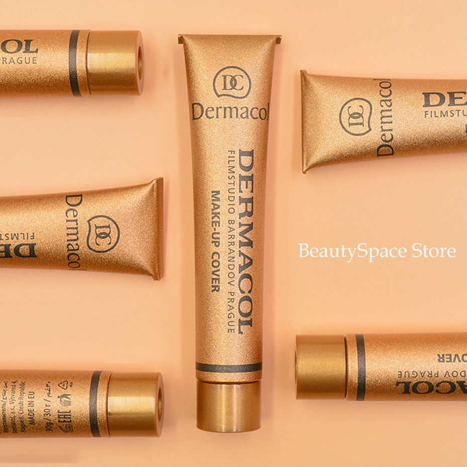 Dermacol покрытие для макияжа Аутентичное 30 г праймер консилер база профессиональная лицо Dermacol макияж палитра для контурной основы макияжа