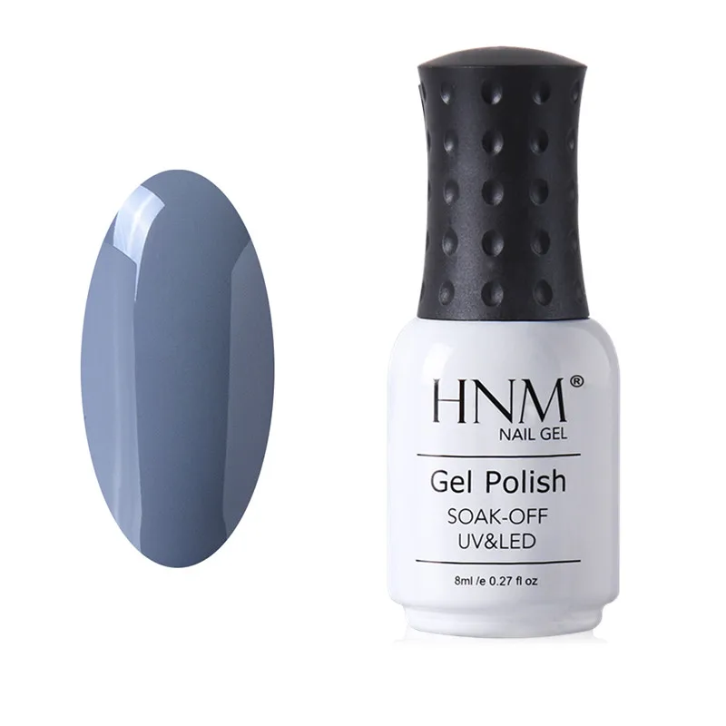 009 HNM, серый цвет, УФ-Гель-лак для ногтей, долговечный Гель-лак для ногтей, впитывающий свет, светодиодная машина, базовое верхнее покрытие, гибридный лак, дизайн художественной краски - Цвет: 009