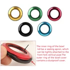 Крышка для велосипедной гарнитуры QILEJVS, 1 шт., плоская Проставка из алюминиевого сплава с ЧПУ для горного велосипеда, 28,6 мм, крышка для велосипедных запчастей