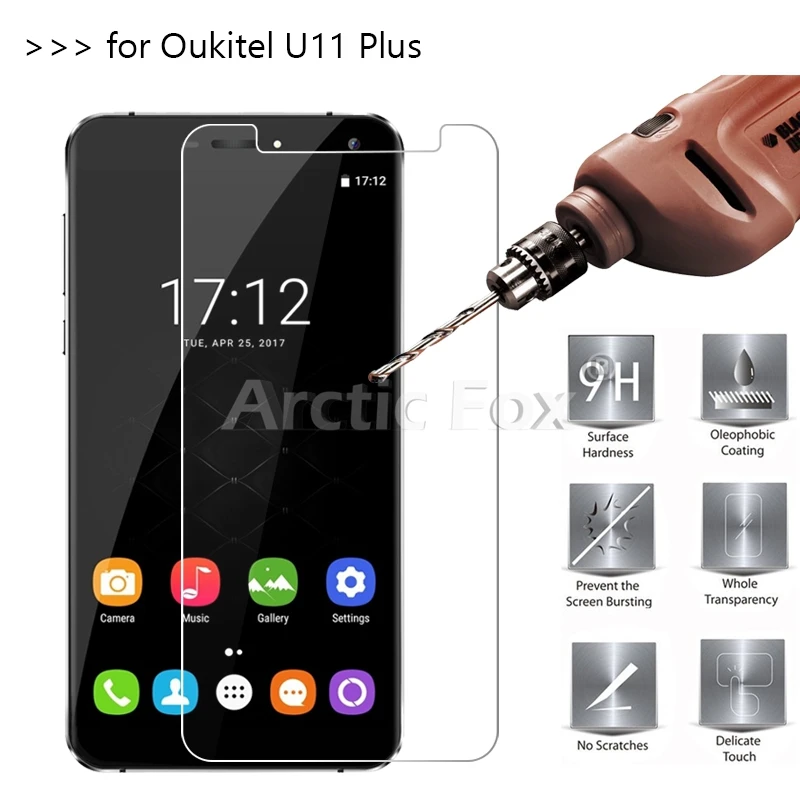 10 шт./лот Премиум закаленное Стекло для Oukitel U11 плюс Экран протектор Закаленное