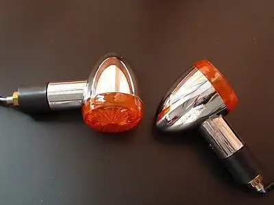 Янтарный сигнал поворота для Harley Cruiser Кафе Racer Chooper XL FL Bobber 883|signal lens|bulletsignal combiner |
