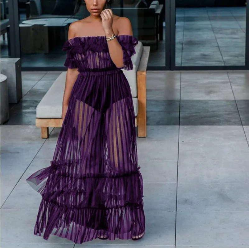 Женское сексуальное черное платье перспективное Сетчатое Осеннее открытое