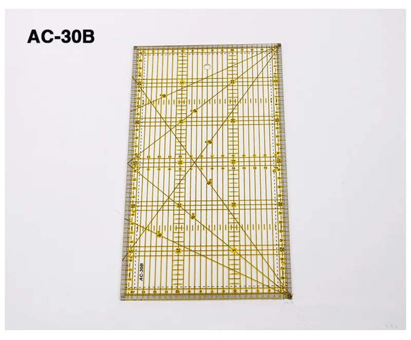 

1 Pcs 15 * 30cm Sewing Patchwork RulerTransparent Patchwork Foot Handmade Diy Dedicated Patchwork Tools