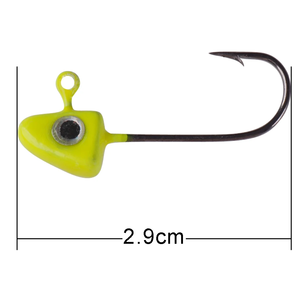 20 шт./лот 1 6 г/2 9 см Lead Jig Head подледная рыбалка приманка крючок с насадкой наживка