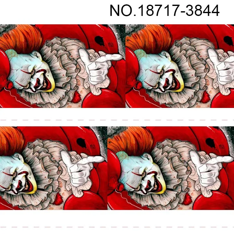 18717-3844 10 метров-разных размеров-Movie Stephen King's It Grossgrain ленты-Movie характер лента - Цвет: 18717-3844