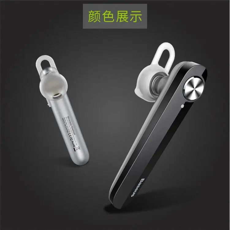 Baseus A01 Беспроводная bluetooth-гарнитура Наушники V4.1 Bluetooth наушники с микрофоном для