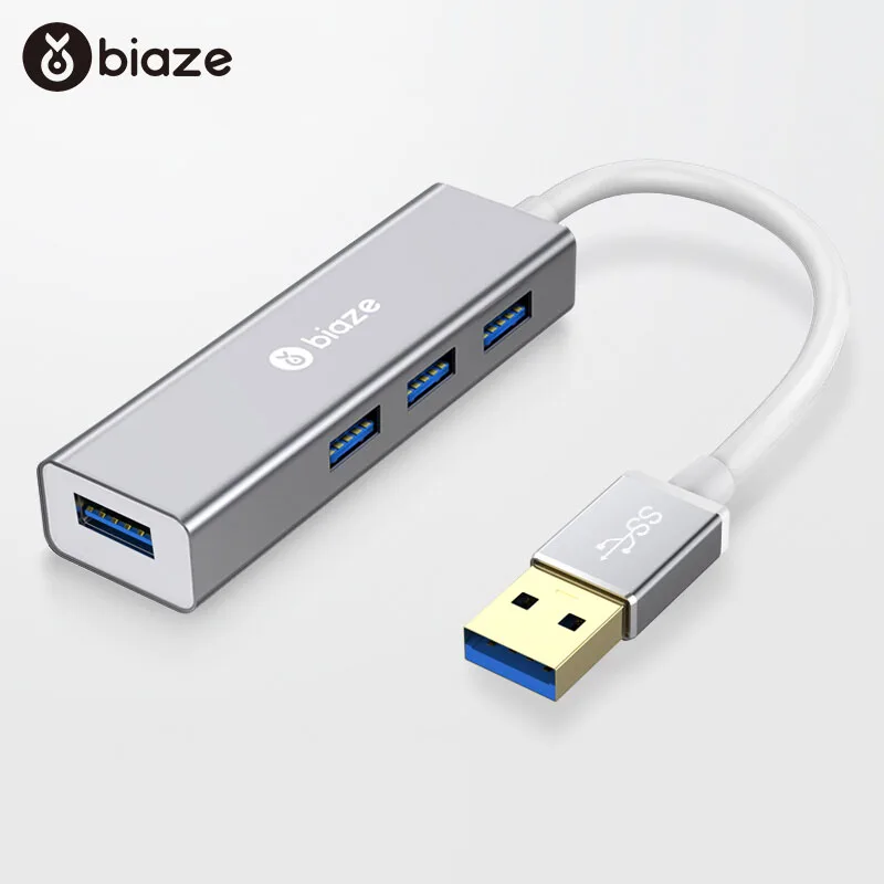 Biaze 4 Порты и разъёмы мини usb-хаб 3,0 USB высокоскоростной разветвитель 5 Гбит/с GL3520 USB 3,0 концентратор для планшет ноутбук компьютер Тетрадь OTG usb-хаб