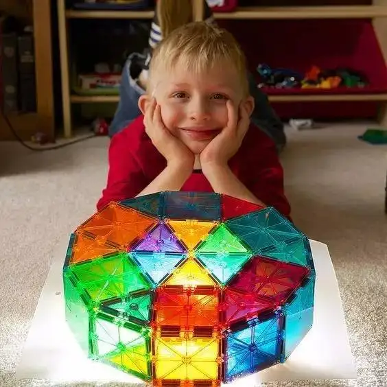 60 шт./компл. магнитные строительные блоки плитки Конструкторы игры игрушки