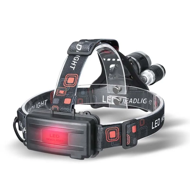 LED headlight head lamp T6/20W Hardlight camping hiking Torch waterproof use 18650 Rechargeable Night riding light | Лампы и освещение