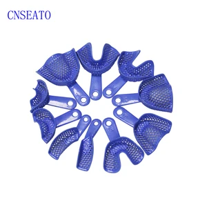 10 шт.компл. стоматологический автоклавируемый оттискной лоток, стоматологическое лабораторное устройство, стоматологический материал, оборудование для инструментов