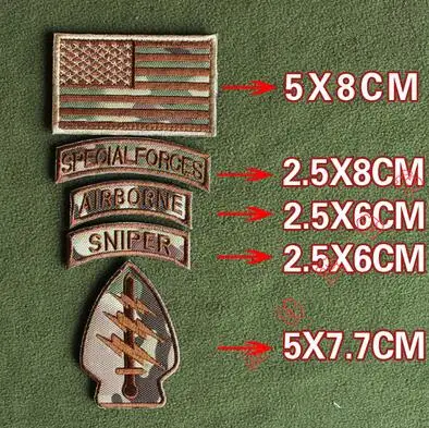 5 шт. патчи с вышивкой в виде американского флага|america flag patch|special forces patchbadge badges |