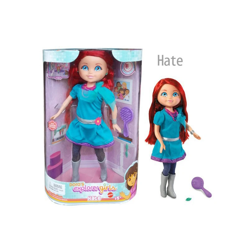 Бесплатная доставка 32 см оригинальные Дора виниловые смолы модная одежда для