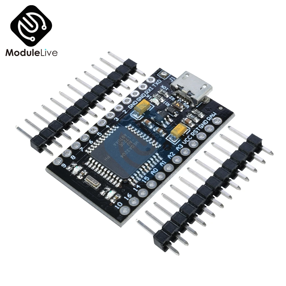 3 В 8 МГц ATmega32U4 Nano Pro микро usb плата контроллера для Arduino с Загрузчиком Mega32U4 Mini Leonardo