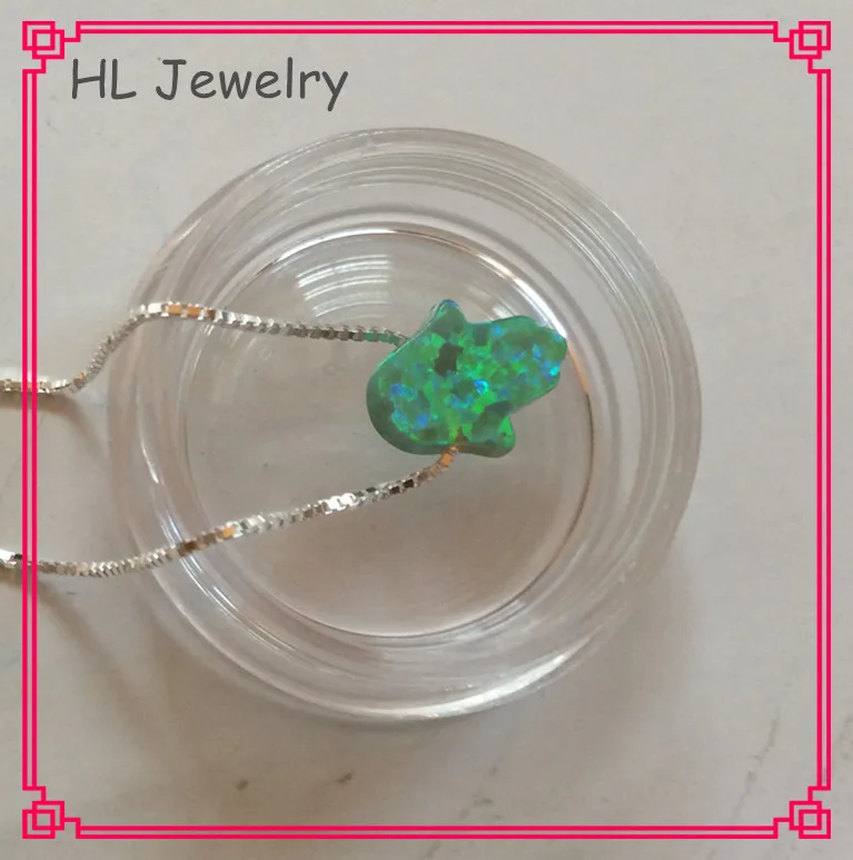 

Специальное предложение, 12 шт./лот OP11 киви зеленый цвет Хамса опала ожерелье крошечных ручной 8*10 мм опал ожерелье