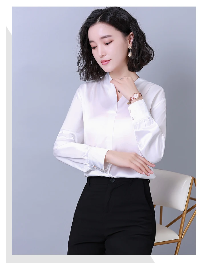 Модные блузки женские топы и блузки осенние Blusas Mujer De блузка Moda женская рубашка женские элегантные женские майки размера плюс XXXL