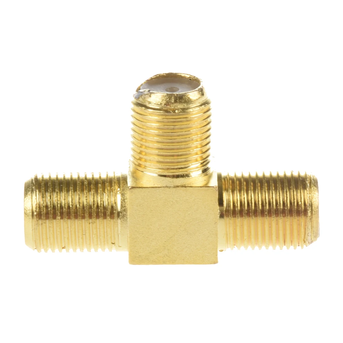 HHTL SODIAL (R) 2 шт. F гнездо на два тройной T RF разъем адаптера 3 Way сплиттер|female connector|female