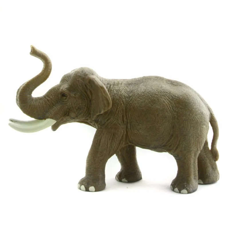 Waxsam 2017 Новый ПВХ Животные мира азиатских слонов статическая модель Пластик