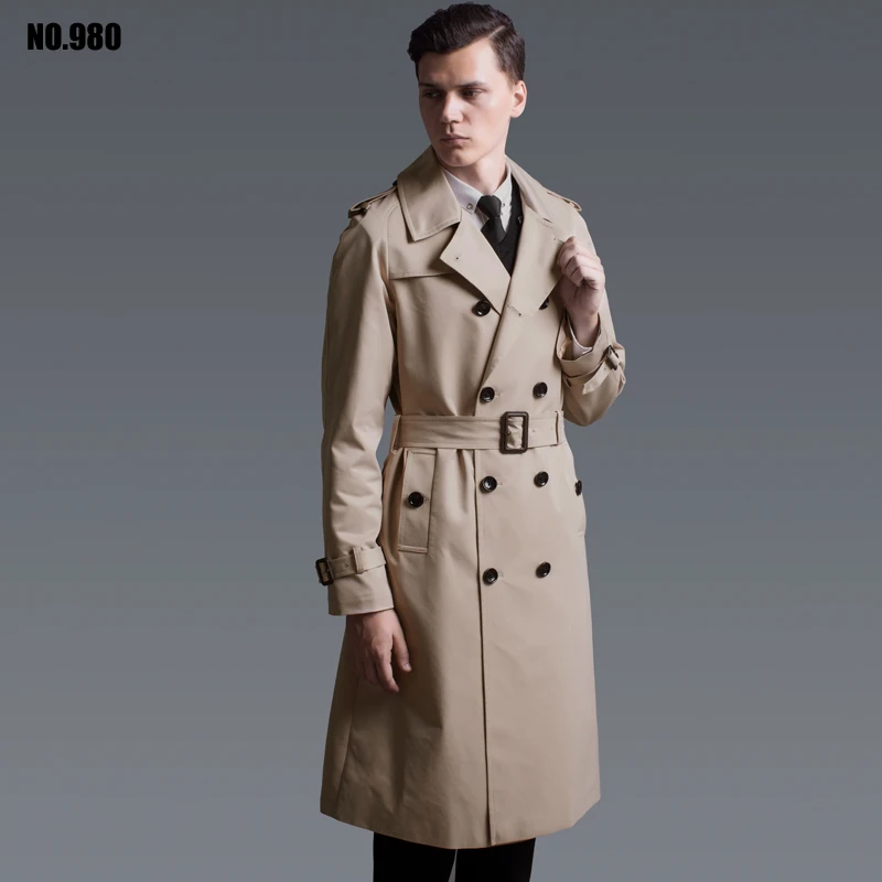 

new arrival male double breasted winter fashion coat high quality large Overcoat plus size S M L XL 2XL3XL4XL5XL6XL cj980