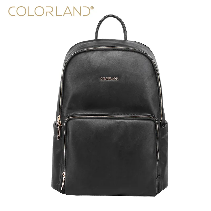 

PU Leather Material Mommy Backpack, Waterproof Dustproof Mom Shoulders Bag, Women Packets with Diaper Gift