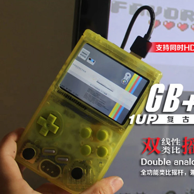 Двойной джойстик аркадная ручная игра Raspberry Pi Ретро gameboy игровая консоль супер HD