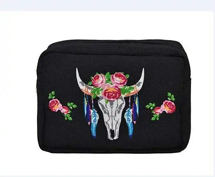 Новая косметичка с рисунками Bullskull Microfober оптовая продажа женский аксессуар чехол