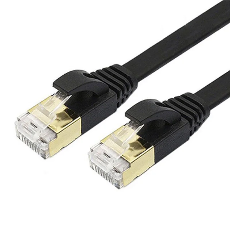 Ethernet Кабель CAT 7 плоский RJ45 FTP защищенный сетевой кабель Lan патч корд 1/2/3/5 м для ПК