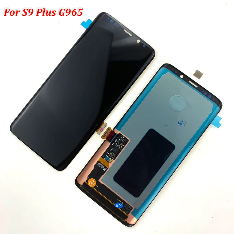 ЖК-дисплей с рамкой для SAMSUNG Galaxy S9 дисплей S9+ Plus G960 G965 сенсорный экран дигитайзер с инструментами 1 шт