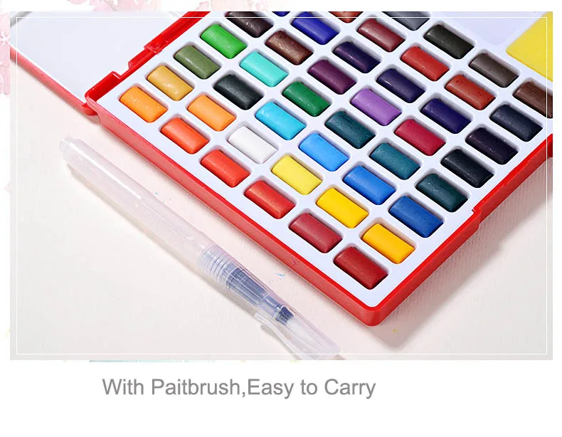Faber Castell Твердые акварельные краски в наборе 24/36/48 Блестящий Цвета Набор для путешествий и кисточек для рисования количество губка рисунок художественной школы сделано в Китае