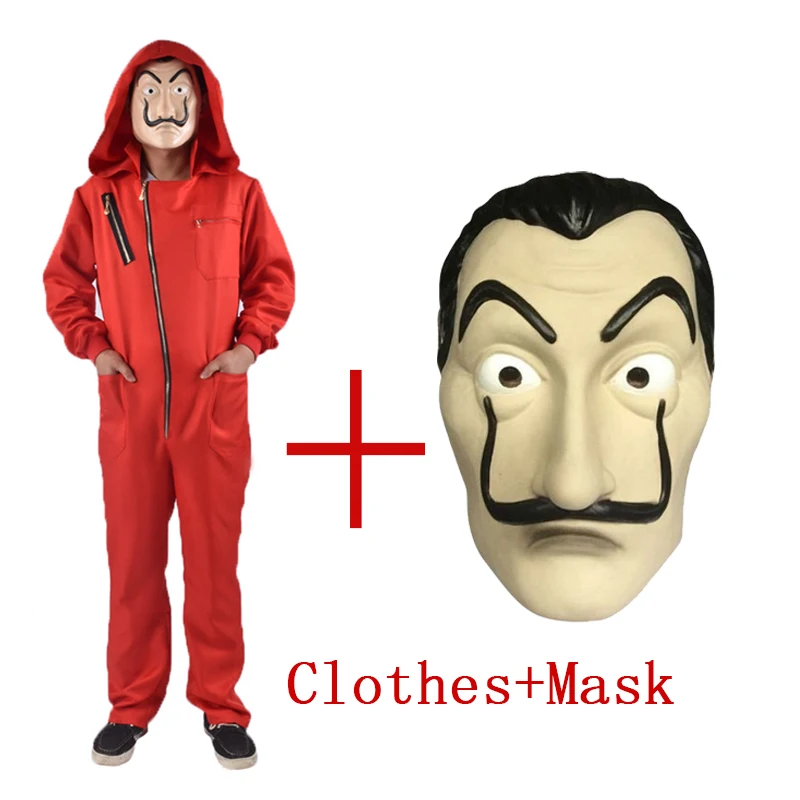 Салвадор дали костюм фильм La casa de papel Косплей Костюм Money Heist дом бумаги