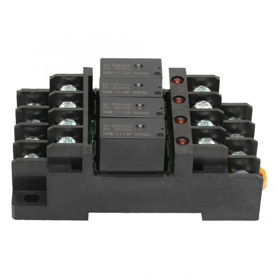 250VAC/30VDC 5A клеммный блок релейный модуль для автоматического управления реле