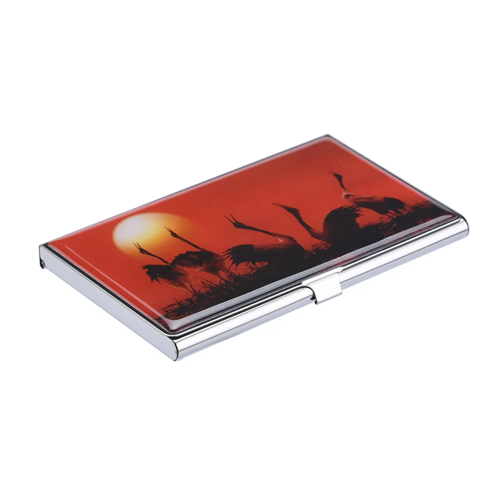 Чехол для карточек унисекс из нержавеющей стали эпоксидная карта металлический