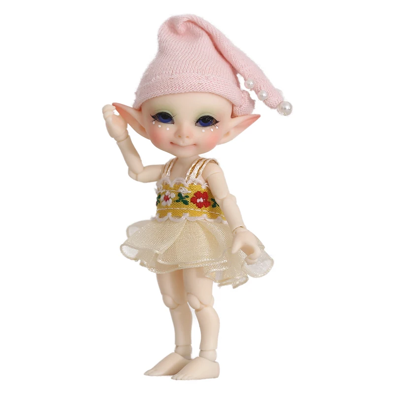 Fairyland FL Realpuki Pupu BJD кукла 1/13 розовая улыбка эльфы игрушки