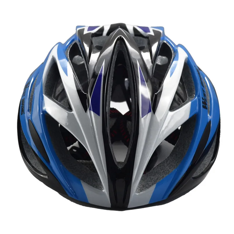 Blue WEST BIKING 21 Air Vents, велосипедные шлемы отверстия наслаждаться велосипедный шлем для езды на велосипеде, MTB гоночный велосипед Capacete углерода EPS Регулируемая Защита шлемы - Цвет: Blue