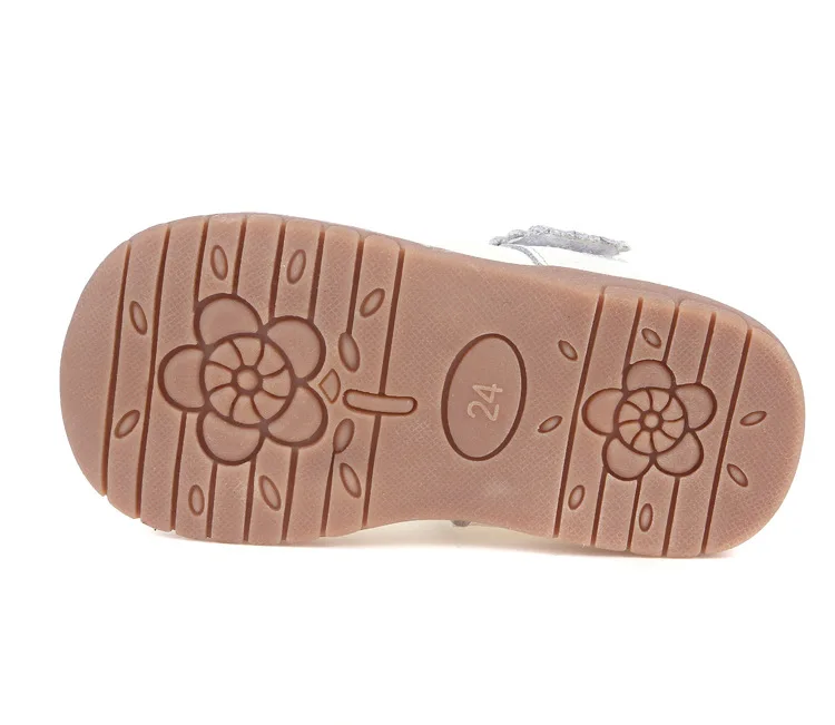 2017 летняя детская обувь из натуральной кожи для девочек принцессы с бантом в