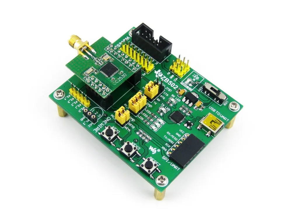 Беспроводная Плата расширения ZB502 ZigBee для подключения модуля Zigbee CC2530 и