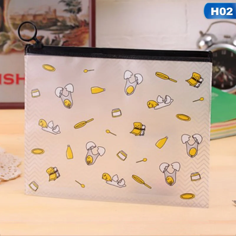 H02 22*18 см взрыв яйцо секс корейские канцелярские рисунки из мультфильма ПВХ Водонепроницаемый A5 файл объекты файловых систем - Цвет: H02