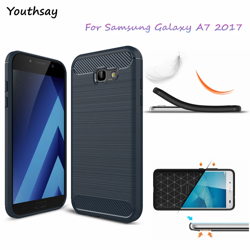 

Чехол для Samsung Galaxy A7 2017, резиновый силиконовый чехол A720 для Samsung Galaxy A7 2017, чехол для Samsung A7 2017
