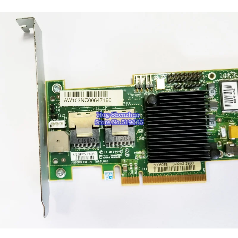 Для MegaRAID SAS 8708EM2 8-портовый PCI-E карта для массива данных поддерживает RAID0 1 батарея