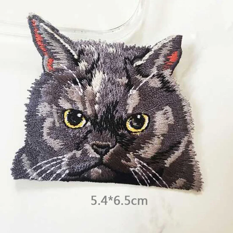 Cartoon Cat Clothes Decoration 1PC Cute Iron On Patch Jeans Pocket For High Quality Popular Bag Applique | Дом и сад