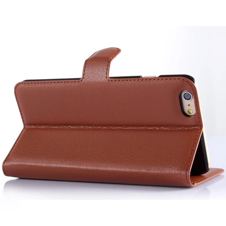 Кожаный чехол-книжка для Apple iPhone 6 6s Plus чехлы-бумажники с отделениями карт