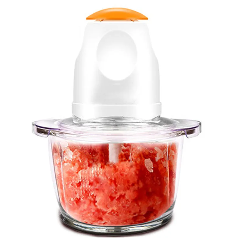 

JIQI Meat grinder Household multifunctional cooking machine small electric blender meat stuffing cutter mincer 200W 1.2L