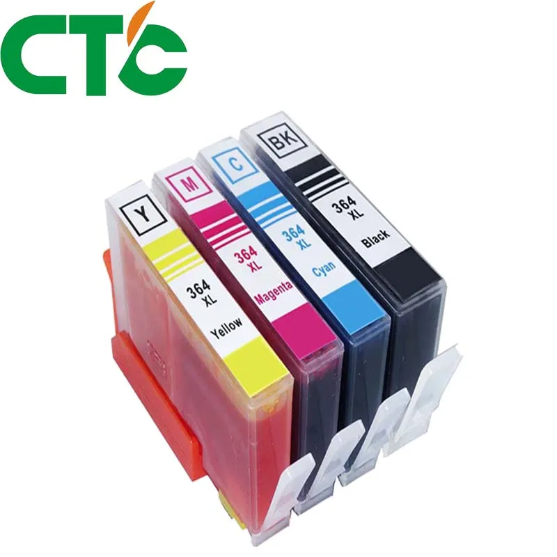 CTC 4 упаковка 364XL совместимая замена чернильных картриджей для 364 xl Deskjet 3070A 5510 6510